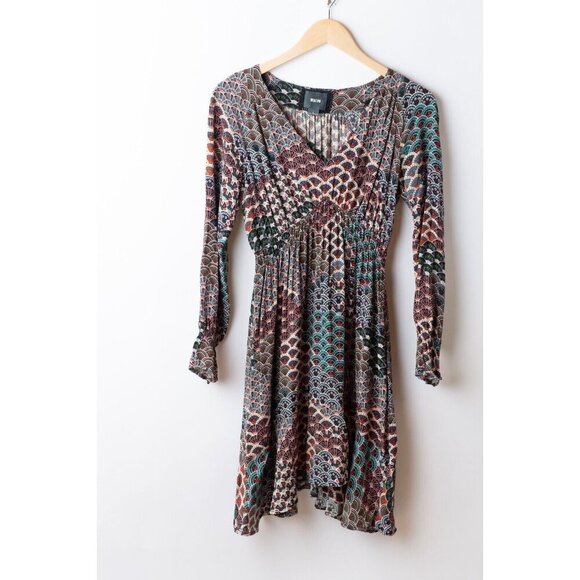 Anthropologie Dresses & Skirts - Anthropologie Maeve Women's Size S Multicolor Boho Dress Slip Swing